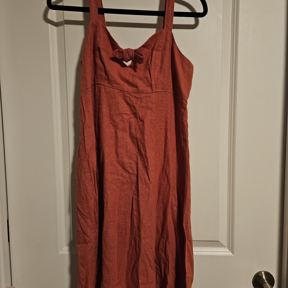 Elegant Linen Same Women's Dress